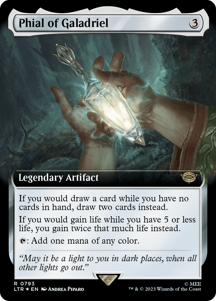 Phial of Galadriel (Extended Art) (Surge Foil) [The Lord of the Rings: Tales of Middle-Earth] | Mega City Incorporated