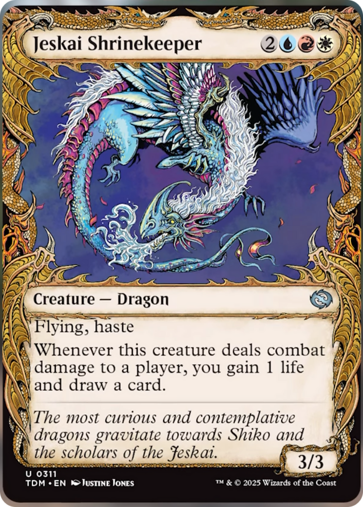 Jeskai Shrinekeeper (Showcase) [Tarkir: Dragonstorm] | Mega City Incorporated