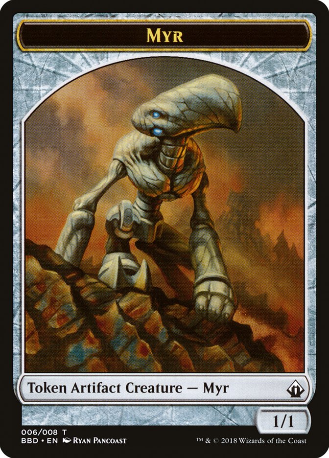 Myr Token [Battlebond Tokens] | Mega City Incorporated