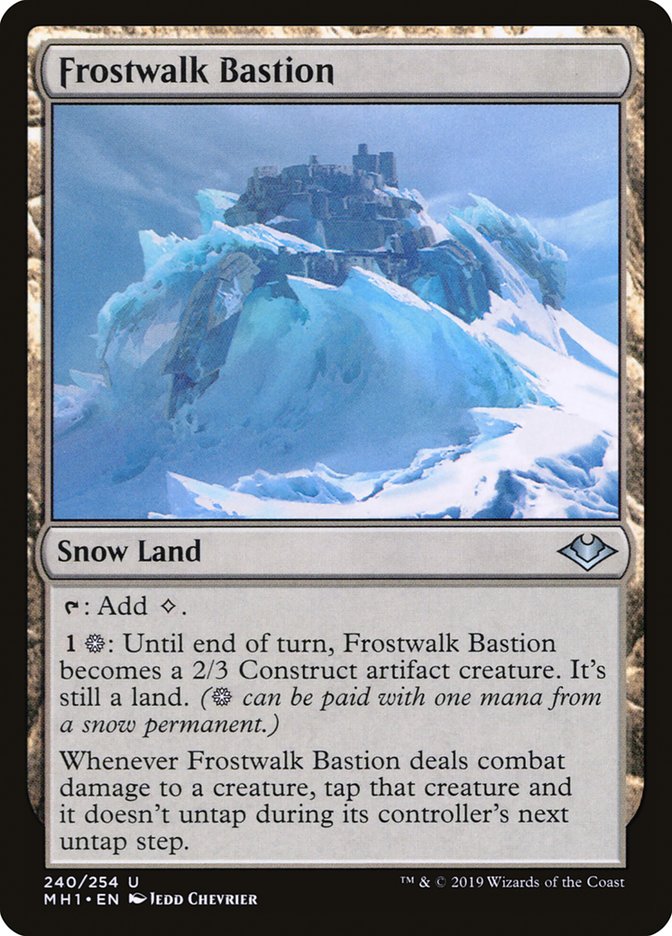 Frostwalk Bastion [Modern Horizons] | Mega City Incorporated