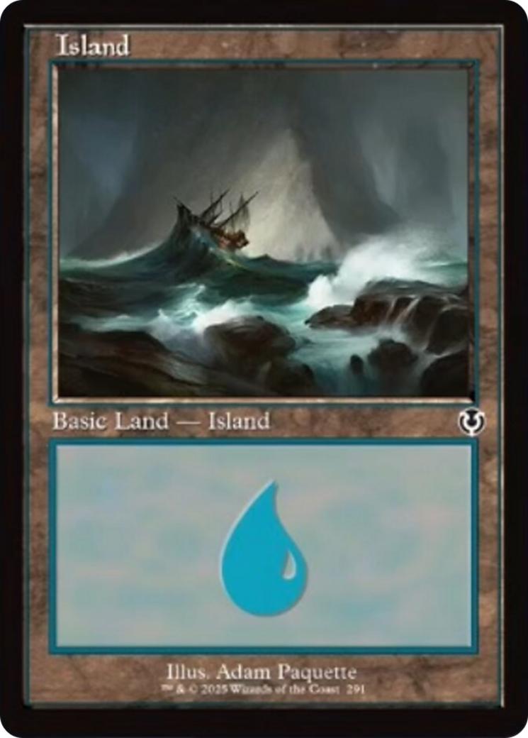 Island (291) (Retro Frame) [Innistrad Remastered] | Mega City Incorporated