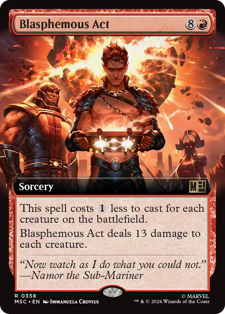 Blasphemous Act (Extended Art) [Marvel Super Heroes Commander] | Mega City Incorporated