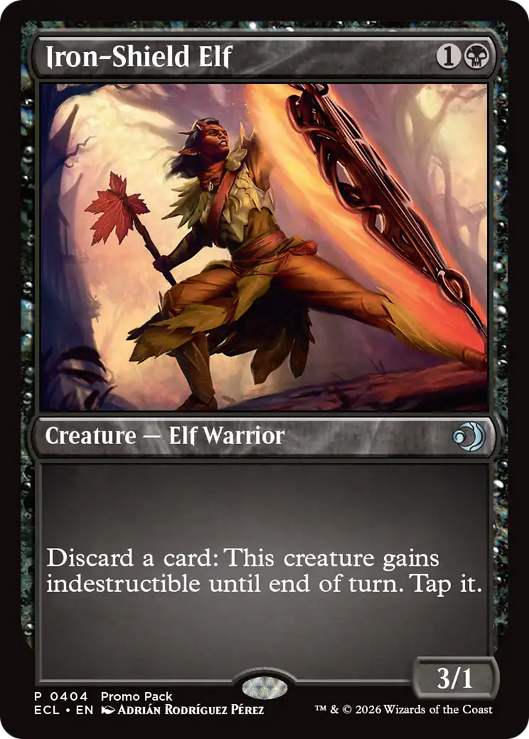 Iron-Shield Elf [Lorwyn Eclipsed Promos] | Mega City Incorporated