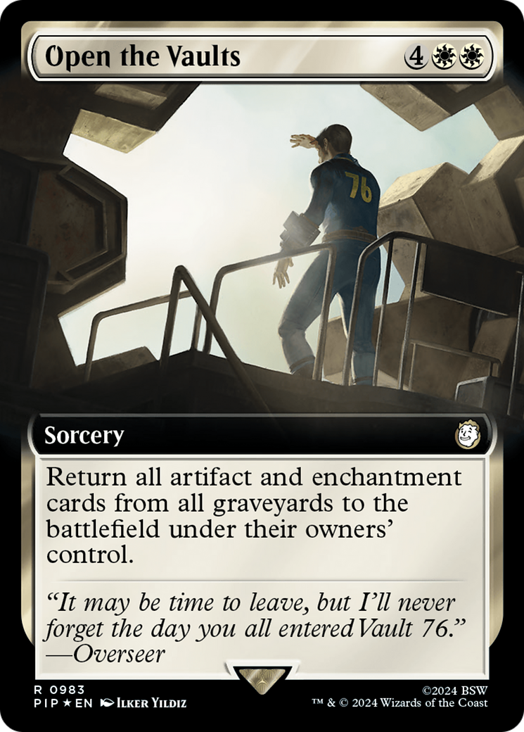 Open the Vaults (Extended Art) (Surge Foil) [Fallout] | Mega City Incorporated