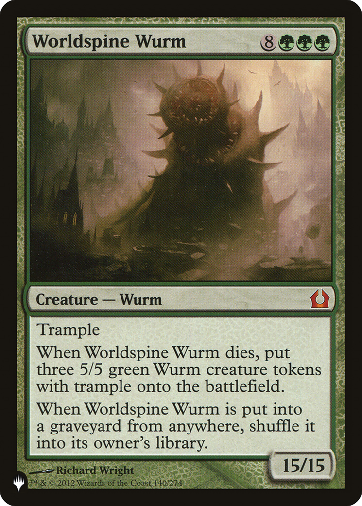 Worldspine Wurm [The List] | Mega City Incorporated