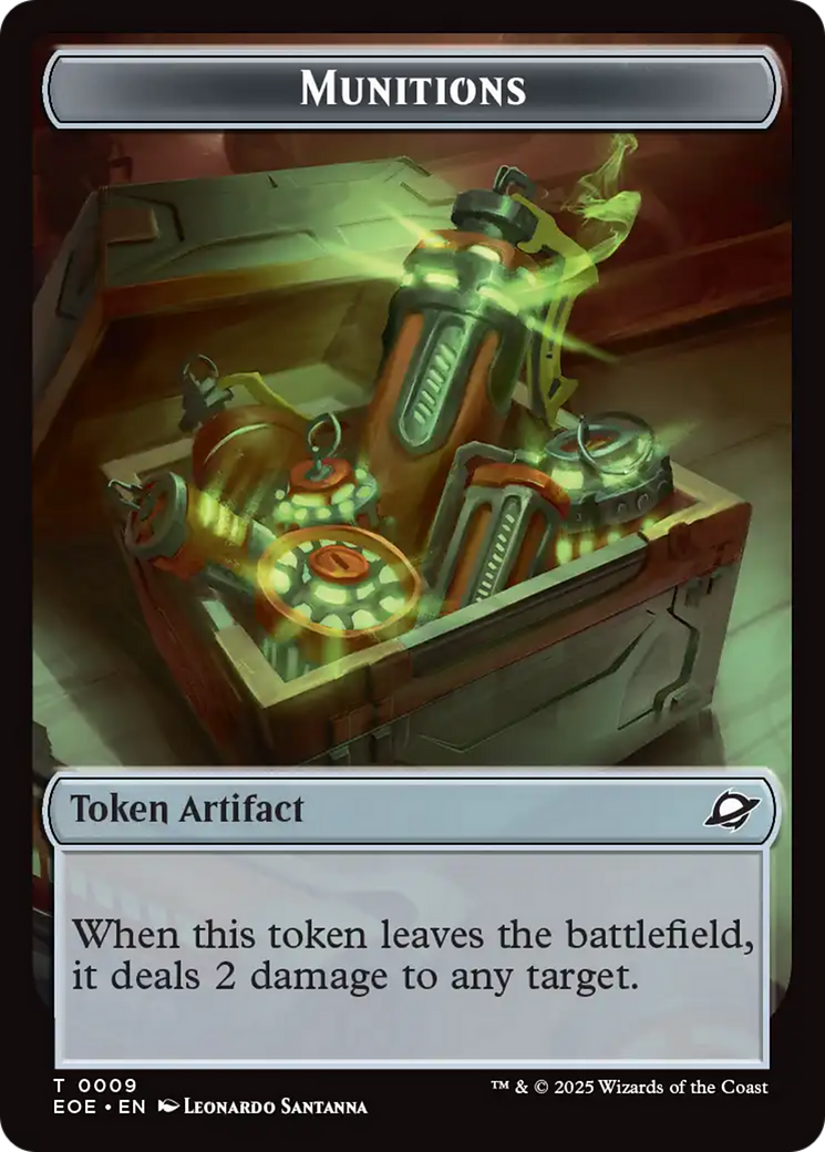 Robot // Munitions Double-Sided Token [Edge of Eternities Tokens] | Mega City Incorporated