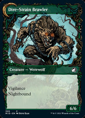Tireless Hauler // Dire-Strain Brawler (Showcase Equinox) [Innistrad: Midnight Hunt] | Mega City Incorporated