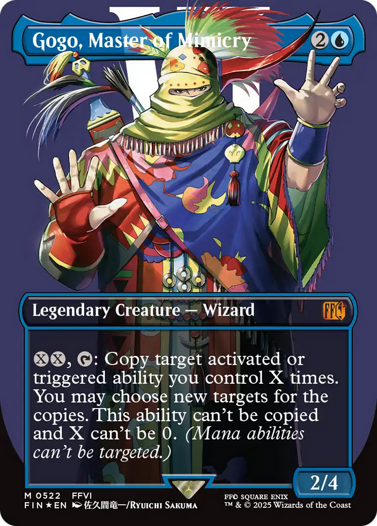 Gogo, Master of Mimicry (Borderless) (Surge Foil) [FINAL FANTASY] | Mega City Incorporated