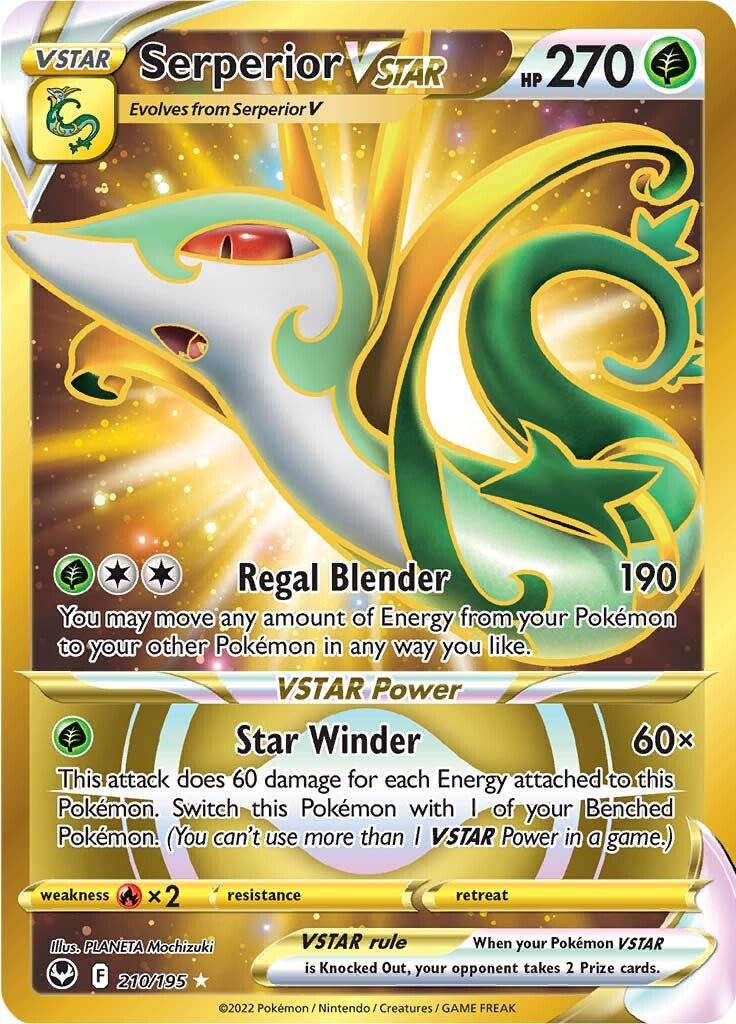 Serperior VSTAR (210/195) [Sword & Shield: Silver Tempest] | Mega City Incorporated