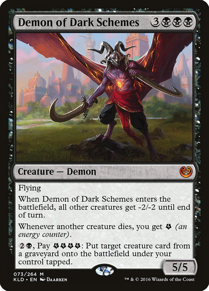 Demon of Dark Schemes [Kaladesh] | Mega City Incorporated