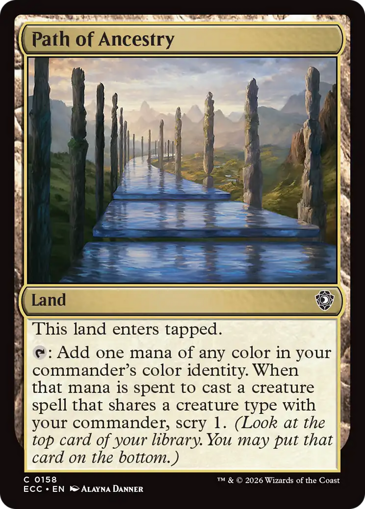 Path of Ancestry [Lorwyn Eclipsed Commander] | Mega City Incorporated