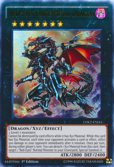 Red-Eyes Flare Metal Dragon [LDK2-ENJ41] Ultra Rare | Mega City Incorporated