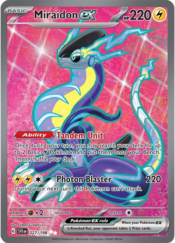 Miraidon ex (227/198) [Scarlet & Violet: Base Set] | Mega City Incorporated