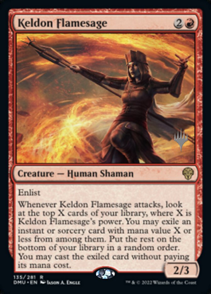 Keldon Flamesage (Promo Pack) [Dominaria United Promos] | Mega City Incorporated