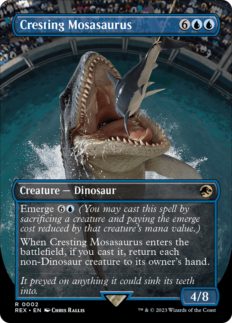 Cresting Mosasaurus (Borderless) [Jurassic World Collection] | Mega City Incorporated