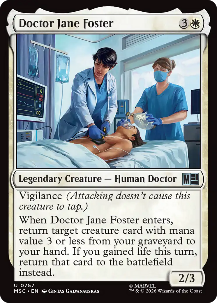 Doctor Jane Foster [Marvel Super Heroes Commander] | Mega City Incorporated