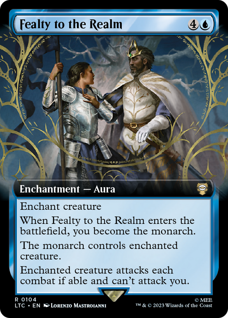 Fealty to the Realm (Extended Art) [The Lord of the Rings: Tales of Middle-Earth Commander] | Mega City Incorporated