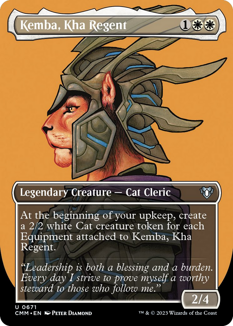 Kemba, Kha Regent (Borderless Profile) [Commander Masters] | Mega City Incorporated