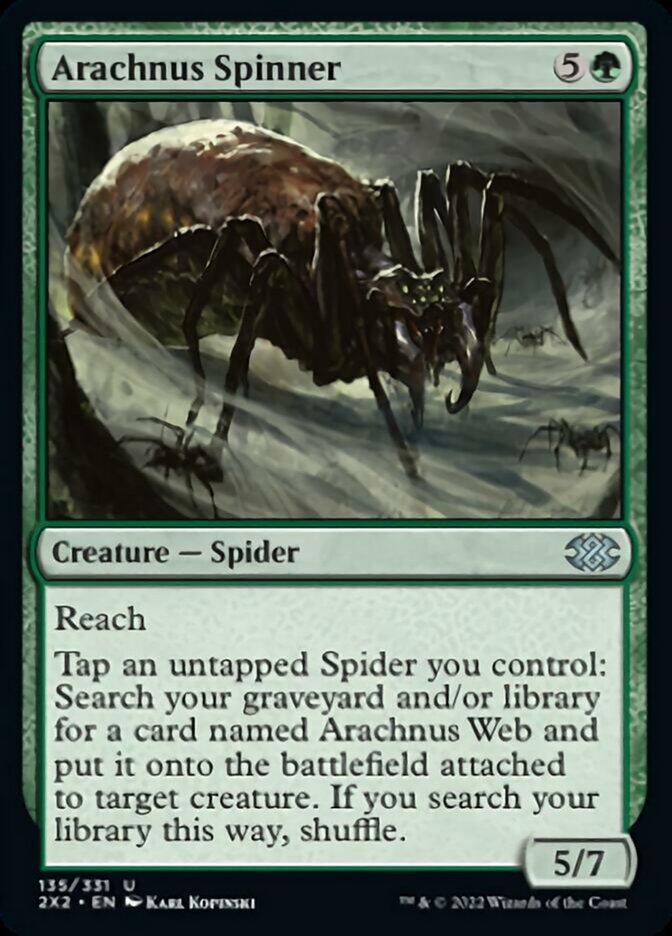 Arachnus Spinner [Double Masters 2022] | Mega City Incorporated