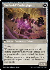 Unstable Glyphbridge // Sandswirl Wanderglyph [The Lost Caverns of Ixalan Prerelease Cards] | Mega City Incorporated