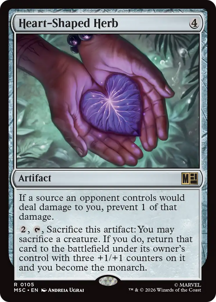 Heart-Shaped Herb (Surge Foil) [Marvel Super Heroes Commander] | Mega City Incorporated