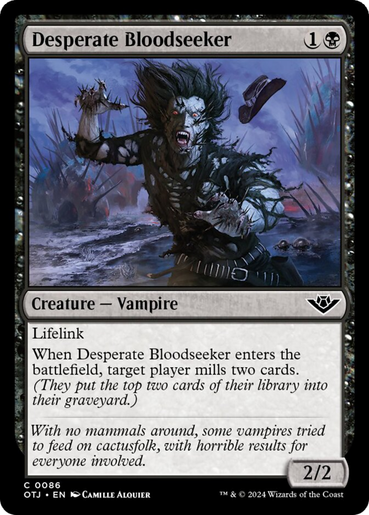 Desperate Bloodseeker [Outlaws of Thunder Junction] | Mega City Incorporated