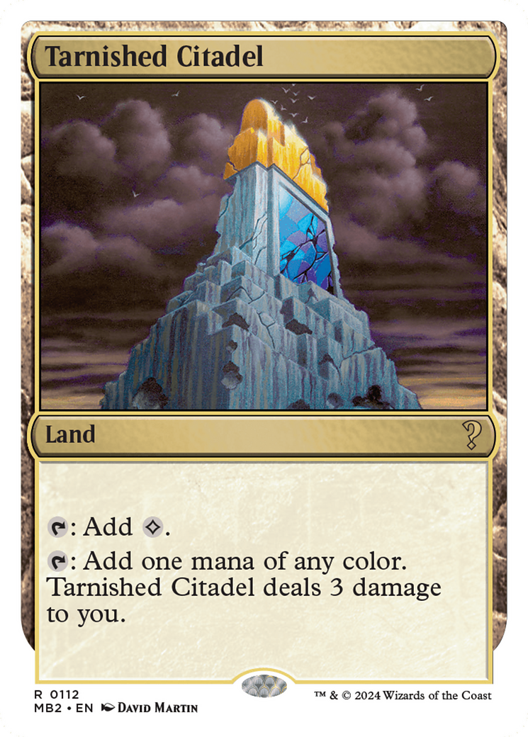 Tarnished Citadel (White Border) [Mystery Booster 2] | Mega City Incorporated