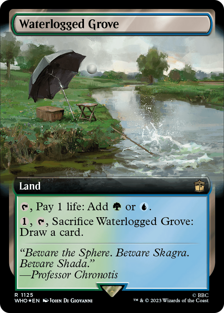 Waterlogged Grove (Extended Art) (Surge Foil) [Doctor Who] | Mega City Incorporated