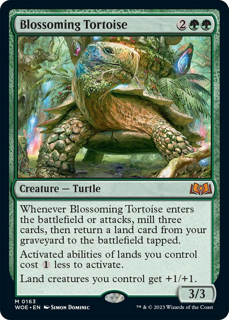 Blossoming Tortoise [Wilds of Eldraine] | Mega City Incorporated