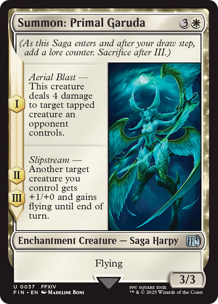 Summon: Primal Garuda [FINAL FANTASY] | Mega City Incorporated