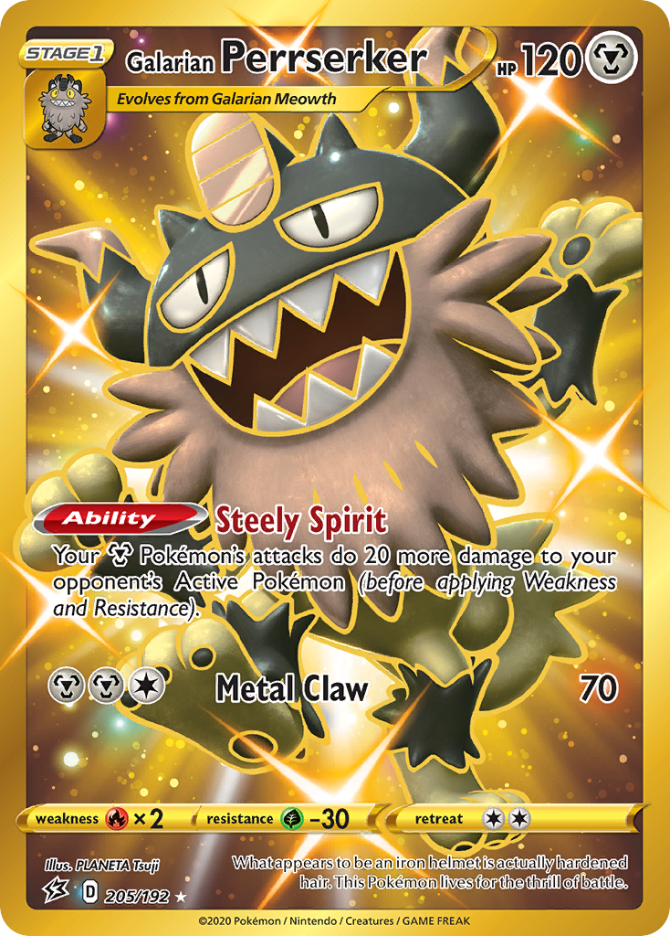 Galarian Perrserker (205/192) [Sword & Shield: Rebel Clash] | Mega City Incorporated