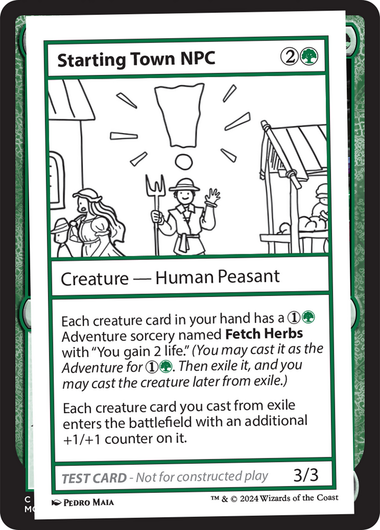 Starting Town NPC [Mystery Booster 2 Playtest Cards] | Mega City Incorporated