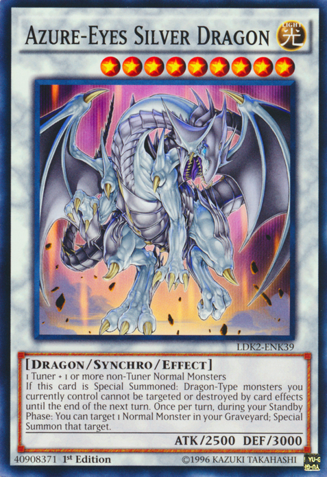 Azure-Eyes Silver Dragon [LDK2-ENK39] Common | Mega City Incorporated