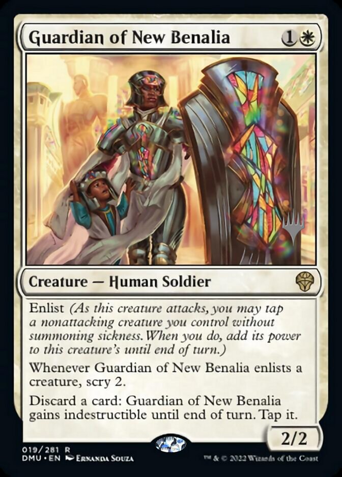 Guardian of New Benalia (Promo Pack) [Dominaria United Promos] | Mega City Incorporated