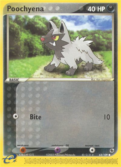 Poochyena (63/109) [EX: Ruby & Sapphire] | Mega City Incorporated