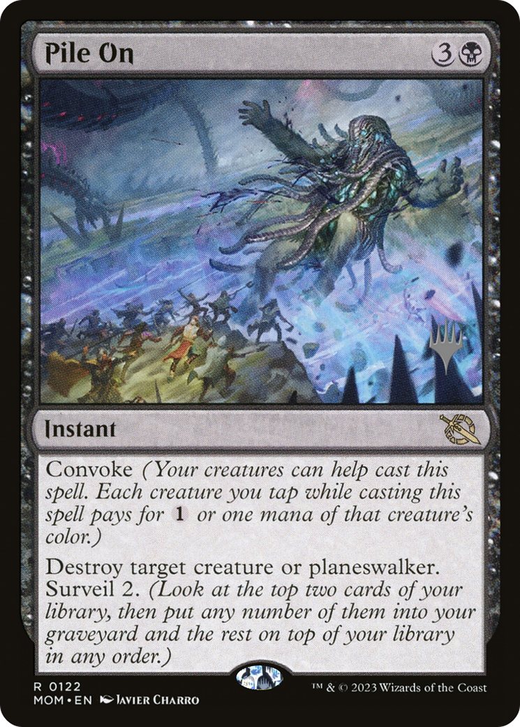 Pile On (Promo Pack) [March of the Machine Promos] | Mega City Incorporated