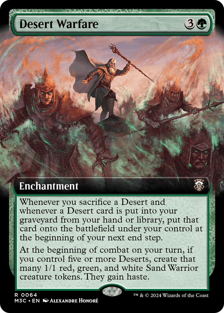 Desert Warfare (Extended Art) [Modern Horizons 3 Commander] | Mega City Incorporated