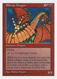 Shivan Dragon (Oversized) [Oversize Cards] | Mega City Incorporated