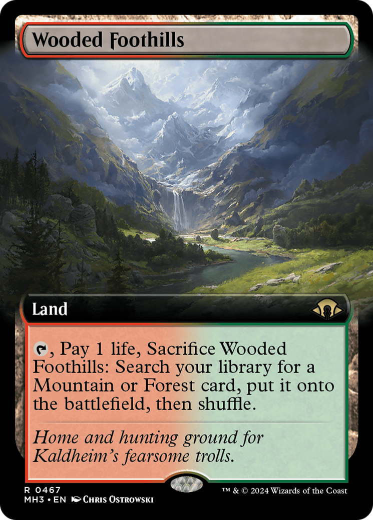 Wooded Foothills (Extended Art) [Modern Horizons 3] | Mega City Incorporated