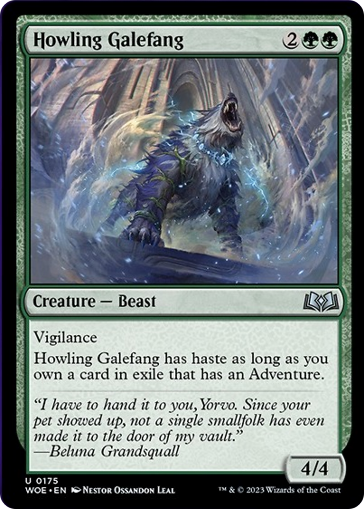 Howling Galefang [Wilds of Eldraine] | Mega City Incorporated