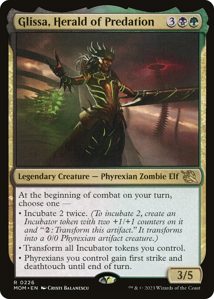 Glissa, Herald of Predation [March of the Machine] | Mega City Incorporated