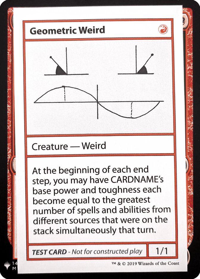 Geometric Weird [Mystery Booster Playtest Cards] | Mega City Incorporated