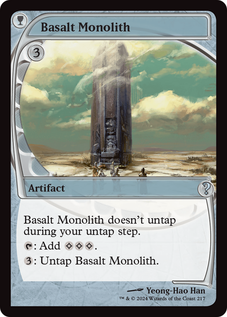 Basalt Monolith (Future Sight) [Mystery Booster 2] | Mega City Incorporated