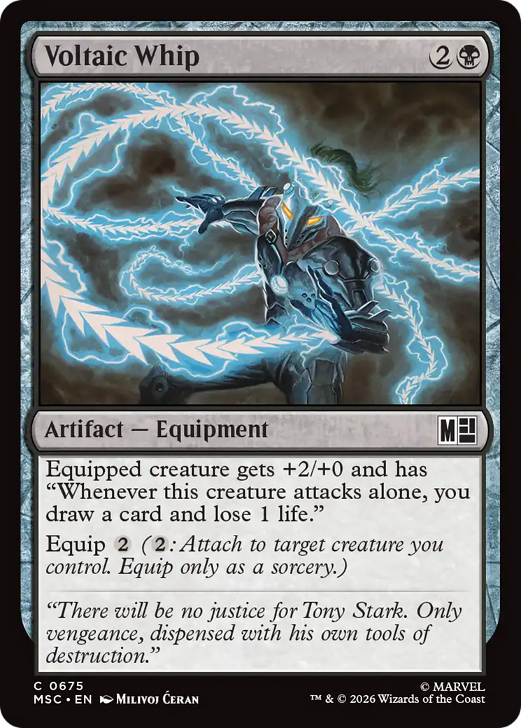 Voltaic Whip [Marvel Super Heroes Commander] | Mega City Incorporated