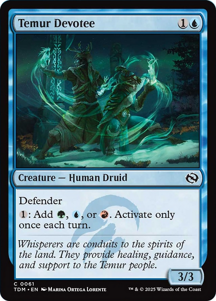 Temur Devotee [Tarkir: Dragonstorm] | Mega City Incorporated