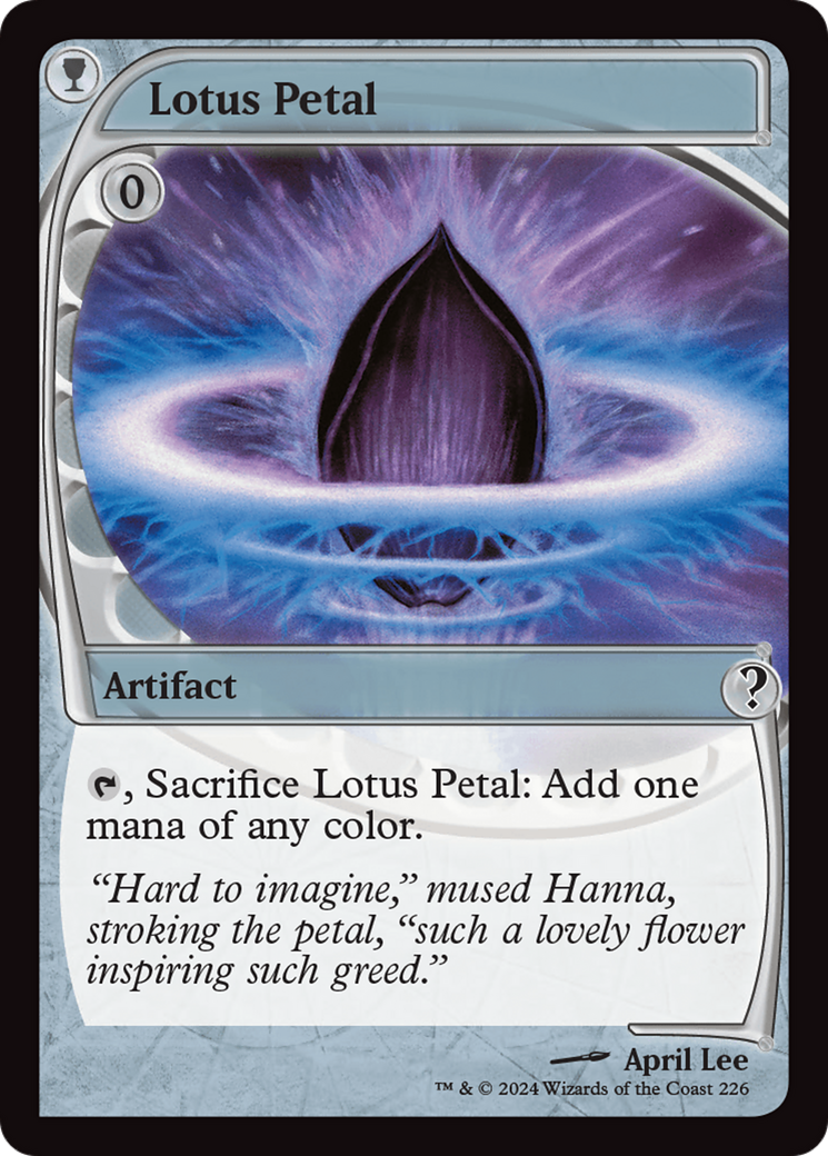 Lotus Petal (Future Sight) [Mystery Booster 2] | Mega City Incorporated
