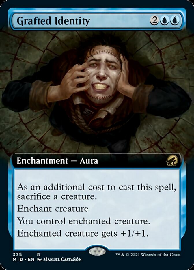Grafted Identity (Extended Art) [Innistrad: Midnight Hunt] | Mega City Incorporated