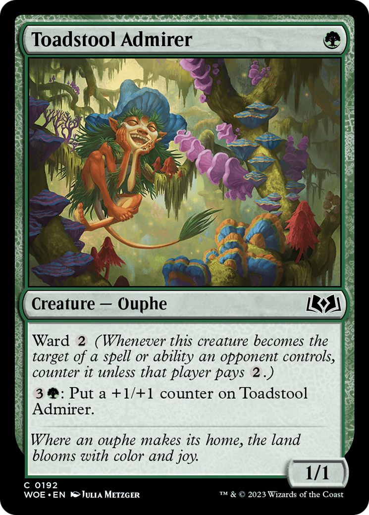 Toadstool Admirer [Wilds of Eldraine] | Mega City Incorporated