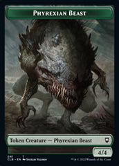 Phyrexian Beast // Wurm Double-Sided Token [Commander Legends: Battle for Baldur's Gate Tokens] | Mega City Incorporated