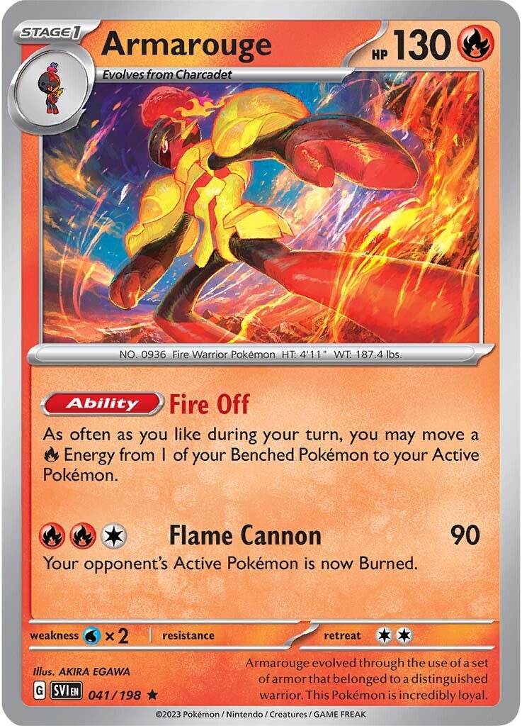 Armarouge (041/198) [Scarlet & Violet: Base Set] | Mega City Incorporated